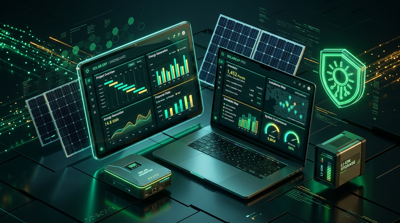 Solar ERP 3D Interface